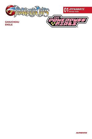 [THUNDERCATS POWERPUFF GIRLS #1 CVR F BLANK AUTHENTIX VAR]