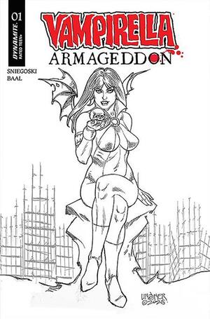 [VAMPIRELLA ARMAGEDDON #1 CVR O INC 1:10 JOSEPH MICHAEL LINSNER LINE ART VAR]