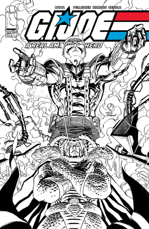 [GI JOE A REAL AMERICAN HERO #319 CVR B ANDY KUBERT B&W VAR]