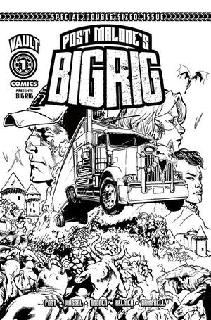 [BIG RIG #1 Second Printing Cvr B Inc 1:10 Nathan Gooden B&W Var]