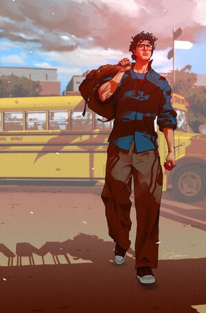[ACTION COMICS #1090 CVR B GERALD PAREL CARD STOCK VAR]