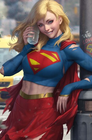 [SUPERGIRL #5 CVR B STANLEY ARTGERM LAU CARD STOCK VAR]