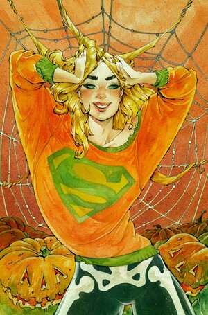 [SUPERGIRL #5 CVR D CHUMA HILL PUMPKIN SPICY CARD STOCK VAR]