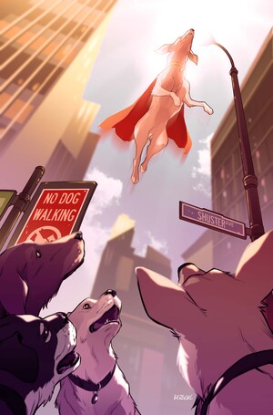 [KRYPTO THE LAST DOG OF KRYPTON #4 (OF 5) CVR B KARL KERSCHL CARD STOCK VAR]