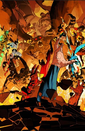 [JUSTICE LEAGUE UNLIMITED #11 CVR A DAN MORA]