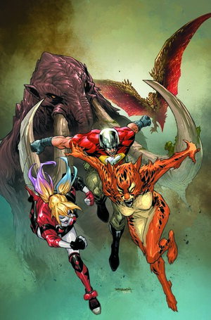 [JUSTICE LEAGUE VS GODZILLA VS KONG 2 #4 (OF 7) CVR B SEPHEN SEGOVIA CARD STOCK VAR]