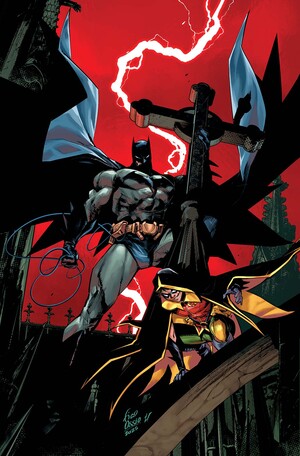 [BATMAN AND ROBIN #25 CVR C FICO OSSIO CARD STOCK VAR]