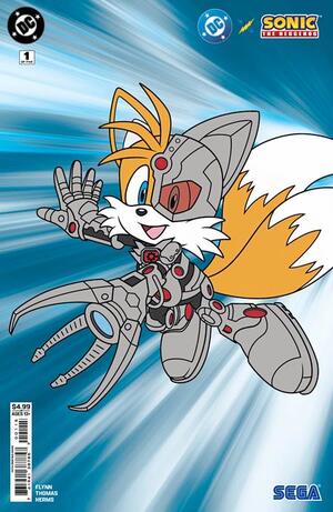 [DC X SONIC THE HEDGEHOG #1 (OF 5) Fifth Printing Cyborg Card Stock Cvr]