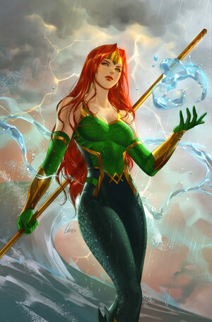 [AQUAMAN #9 CVR C LESLEY LEIRIX LI CARD STOCK VAR]