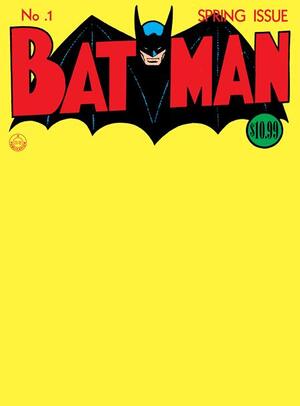 [BATMAN (1940) #1 FACSIMILE EDITION CVR C BLANK VAR]
