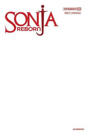 [SONJA REBORN #1 CVR J BLANK AUTHENTIX VAR]