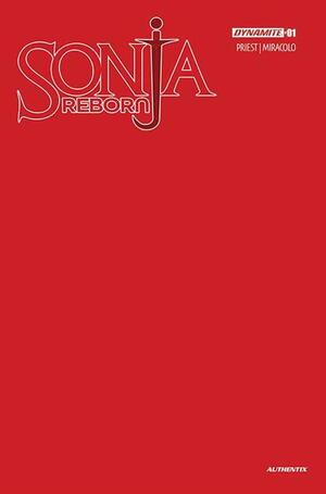 [SONJA REBORN #1 CVR U FOC BONUS RED BLANK AUTHENTIX VAR]