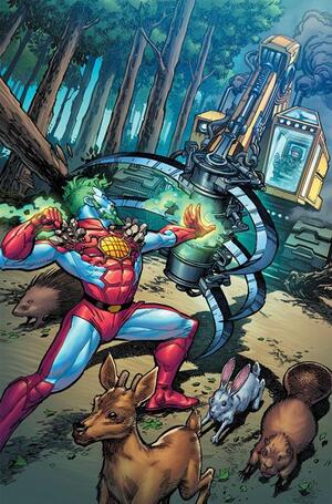 [CAPTAIN PLANET #4 CVR E CHAD HARDIN METAL VIRGIN VAR]