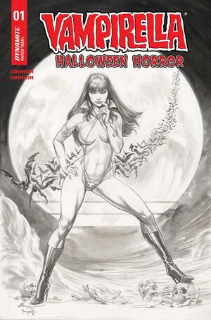 [VAMPIRELLA HALLOWEEN HORROR #1 CVR N BUZZ LINE ART FOC BONUS VAR]