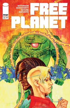 [FREE PLANET #5 CVR B JED DOUGHERTY GREEN VAR]