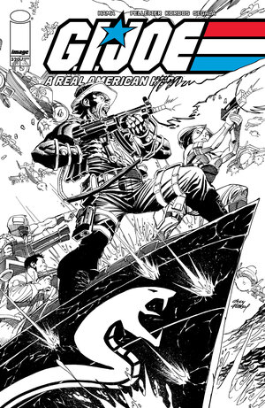 [GI JOE A REAL AMERICAN HERO #320 CVR B ANDY KUBERT B&W VAR]