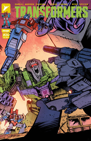 [TRANSFORMERS #24 CVR F DANIEL WARREN JOHNSON & MIKE SPICER WRAPAROUND VAR]