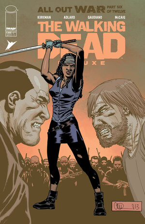 [WALKING DEAD DELUXE #120 CVR B CHARLIE ADLARD & DAVE MCCAIG VAR]