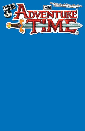 [ADVENTURE TIME (2025) #5 CVR C ICE KING BLUE BLANK SKETCH VAR]