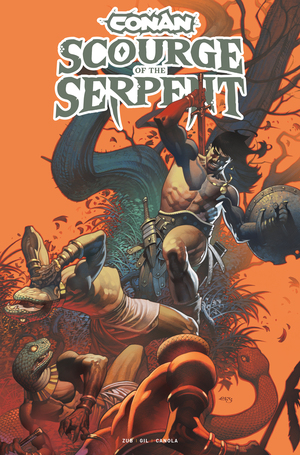 [CONAN THE BARBARIAN SCOURGE OF THE SERPENT #1 (OF 4) CVR E CHRIS STEVENS VAR]