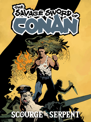 [SAVAGE SWORD OF CONAN #10 CVR C MIKE MIGNOLA FOIL TRADE VAR]