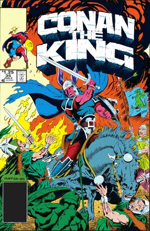 [KING CONAN THE ORIGINAL COMICS OMNIBUS HC VOL 02 DIRECT MARKET EDITION JUDITH HUNT CVR]