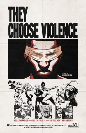 [THEY CHOOSE VIOLENCE #5 (OF 5) CVR B CHRIS FERGUSON & MAURICIO CAMPETELLA BLAXPLOITATION FILM HOMAGE VAR]