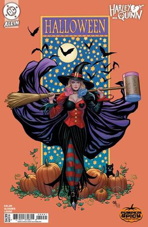 [HARLEY QUINN #55 CVR E FRANK CHO PUMPKIN SPICY CARD STOCK VAR]