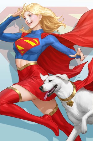[SUPERGIRL #6 CVR B STANLEY ARTGERM LAU CARD STOCK VAR]