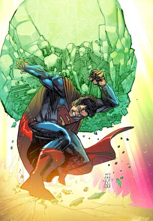 [SUPERMAN UNLIMITED #6 CVR E DENYS COWAN CARD STOCK VAR]