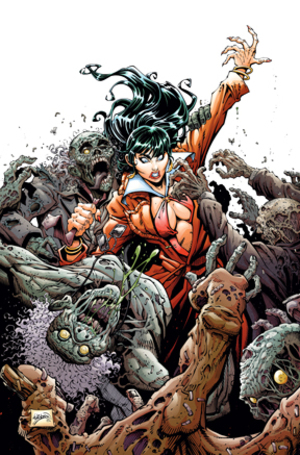 [DIE!NAMITE BLOOD RED #1 CVR G WILL ROBSON LTD VIRGIN VAR]