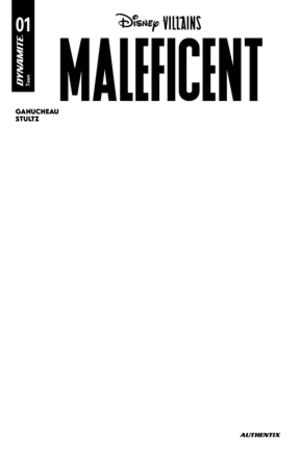 [DISNEY VILLAINS MALEFICENT #1 CVR E BLANK AUTHENTIX VAR]