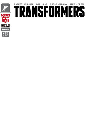 [TRANSFORMERS #25 CVR G BLANK SKETCH AUTOBOT VAR]
