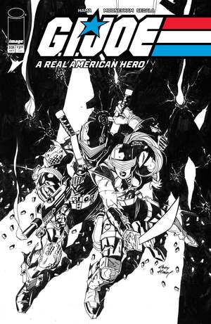 [GI JOE A REAL AMERICAN HERO #321 CVR B ANDY KUBERT B&W VAR]