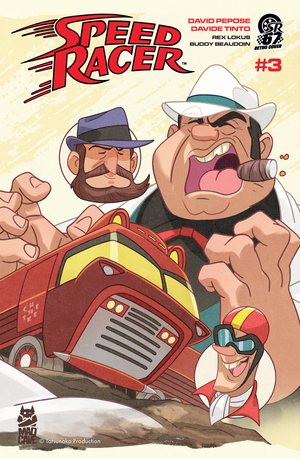 [SPEED RACER #3 CVR B SEAN GALLOWAY RETRO MANGA VAR]