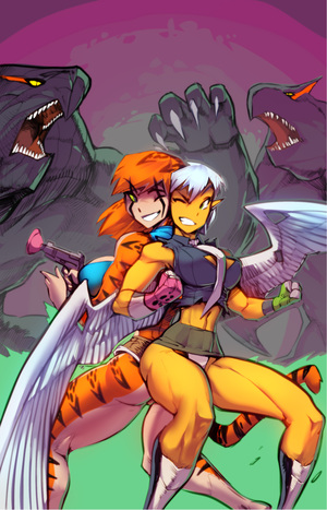 [TIFANNY & CHARLOTTE ON ANOTHER WORLD #2 (OF 4) CVR B FRED PERRY LUNAR EXCLUSIVE VAR]