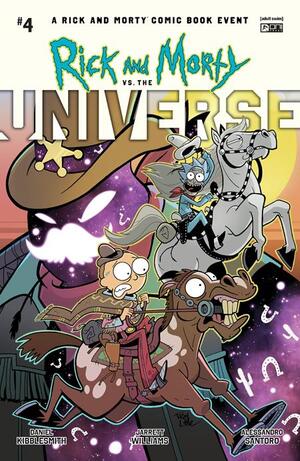 [RICK AND MORTY VS THE UNIVERSE #4 (OF 4) CVR B TROY LITTLE VAR]