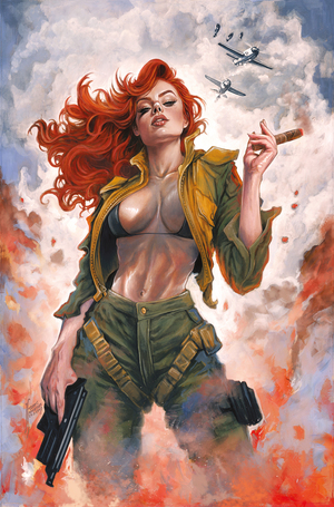 [HEAT SEEKER EXPOSED A GUN HONEY SERIES #1 (OF 4) CVR N SDCC EXCLUSIVE TEHANI FARR VIRGIN VAR Limited to 600 copies Allocations May Occur]