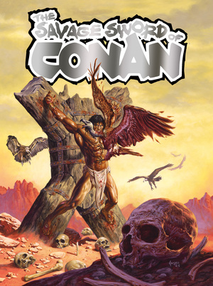 [SAVAGE SWORD OF CONAN #8 CVR D SDCC EXCLUSIVE JOE JUSKO FOIL TRADE VAR Limited to 700 copies Allocations May Occur.]