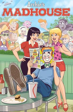 [ARCHIES MADHOUSE #1 FACSIMILE EDITION CVR E MATT TALBOT MAD MAGAZINE FOIL VAR]