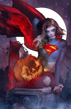[SUPERGIRL #18 CVR E DAN QUINTANA HALLOWEEN GLOW-IN-THE-DARK CARD STOCK VAR]