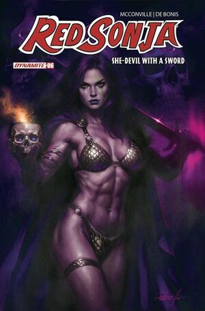 [RED SONJA SHE DEVIL WITH A SWORD #6 CVR L LUCIO PARRILLO ULTRAVIOLET VAR]