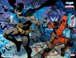 [DC MARVEL BATMAN DEADPOOL #1 (ONE SHOT) CVR B DAN MORA BATMAN DEADPOOL WRAPAROUND CARD STOCK VAR]