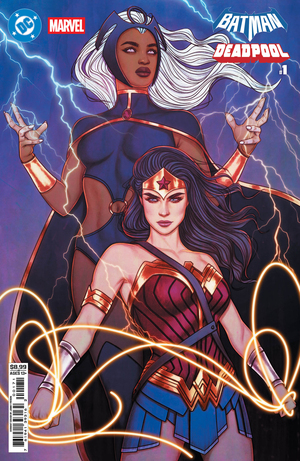 [DC MARVEL BATMAN DEADPOOL #1 (ONE SHOT) CVR H JENNY FRISON WONDER WOMAN STORM CARD STOCK VAR]