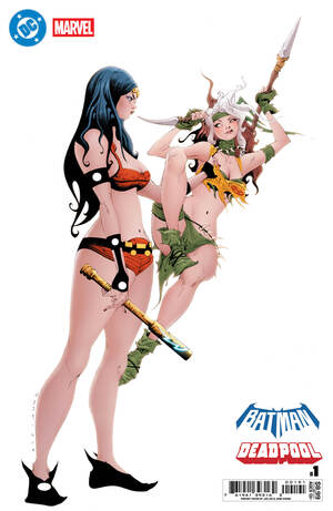 [DC MARVEL BATMAN DEADPOOL #1 (ONE SHOT) CVR J JAE LEE BIG BARDA SAVAGE LAND ROGUE CARD STOCK VAR]