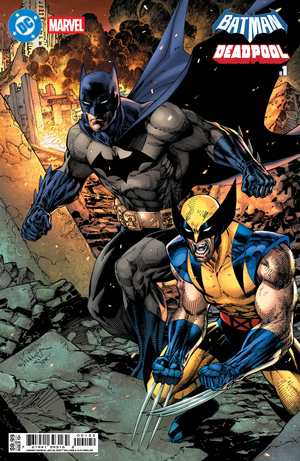 [DC MARVEL BATMAN DEADPOOL #1 (ONE SHOT) CVR K JIM LEE BATMAN WOLVERINE CARD STOCK VAR]