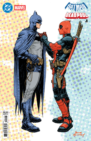 [DC MARVEL BATMAN DEADPOOL #1 (ONE SHOT) CVR N FRANK QUITELY BATMAN DEADPOOL CARD STOCK VAR]