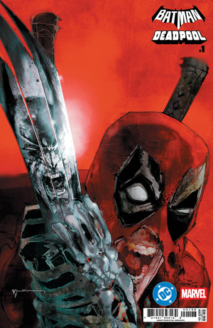 [DC MARVEL BATMAN DEADPOOL #1 (ONE SHOT) CVR Q BILL SIENKIEWICZ INCREDIBLE HULK 340 HOMAGE CARD STOCK VAR]
