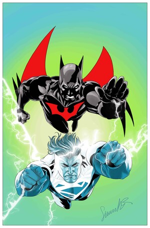 [JUSTICE LEAGUE UNLIMITED #13 CVR E SALVADOR LARROCA CARD STOCK VAR (DC K.O.)]