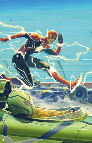 [FLASH #27 CVR B BEN HARVEY CARD STOCK VAR (DC K.O.)]